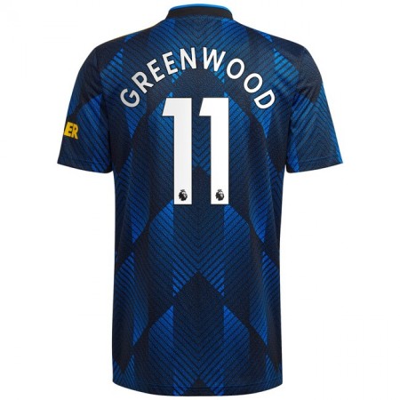 Fußballtrikots Manchester United Mason Greenwood 11 Auswärts Trikotsatz 2021-2022